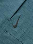 Nike Training - Dri-FIT Zip-Up Yoga Hoodie - Blue