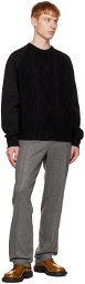 Neil Barrett Black Hybrid Sweater