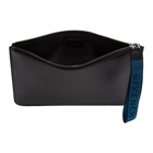 Givenchy Black Coated Large Pouch