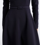 Safiyaa Asymmetric crêpe cocktail dress