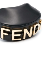 FENDI - Fendigraphy Mini Leather Shoulder Bag