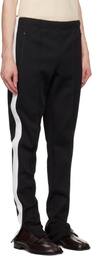 Maison Margiela Black Striped Sweatpants