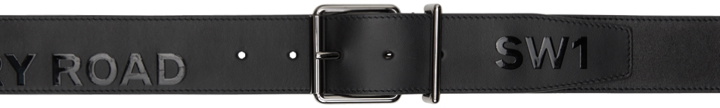 Photo: Burberry Black 'Horseferry' Mack Belt