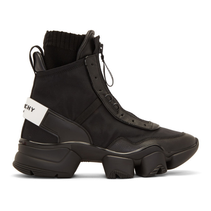 Photo: Givenchy Black Jaw High Sneakers