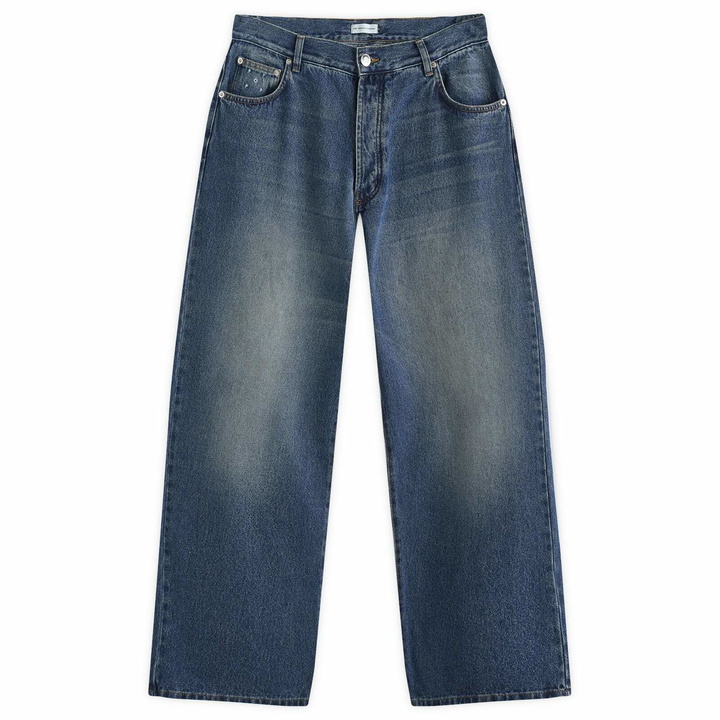 Photo: Pop Trading Company Men's Dr's Pant in Washed Denim
