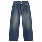 Pop Trading Company Men's Dr's Pant in Washed Denim