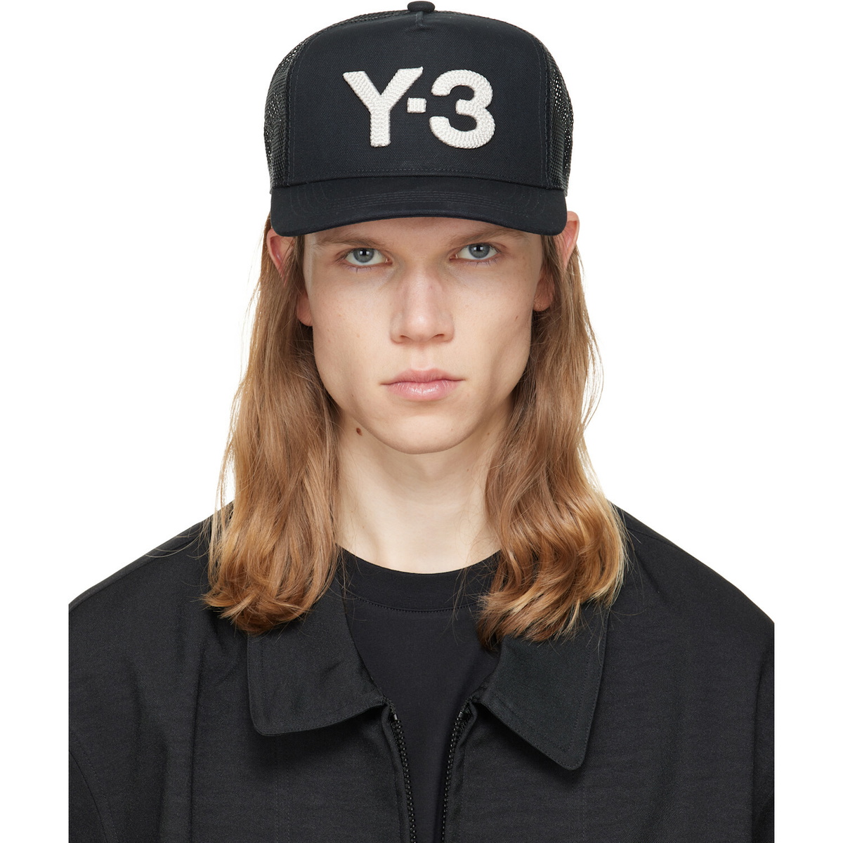 Y-3 Men's x NBHD Trucker Cap in Black Y-3