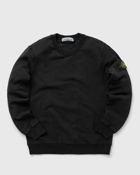 Stone Island Crewneck Cotton Fleece Black - Mens - Sweatshirts