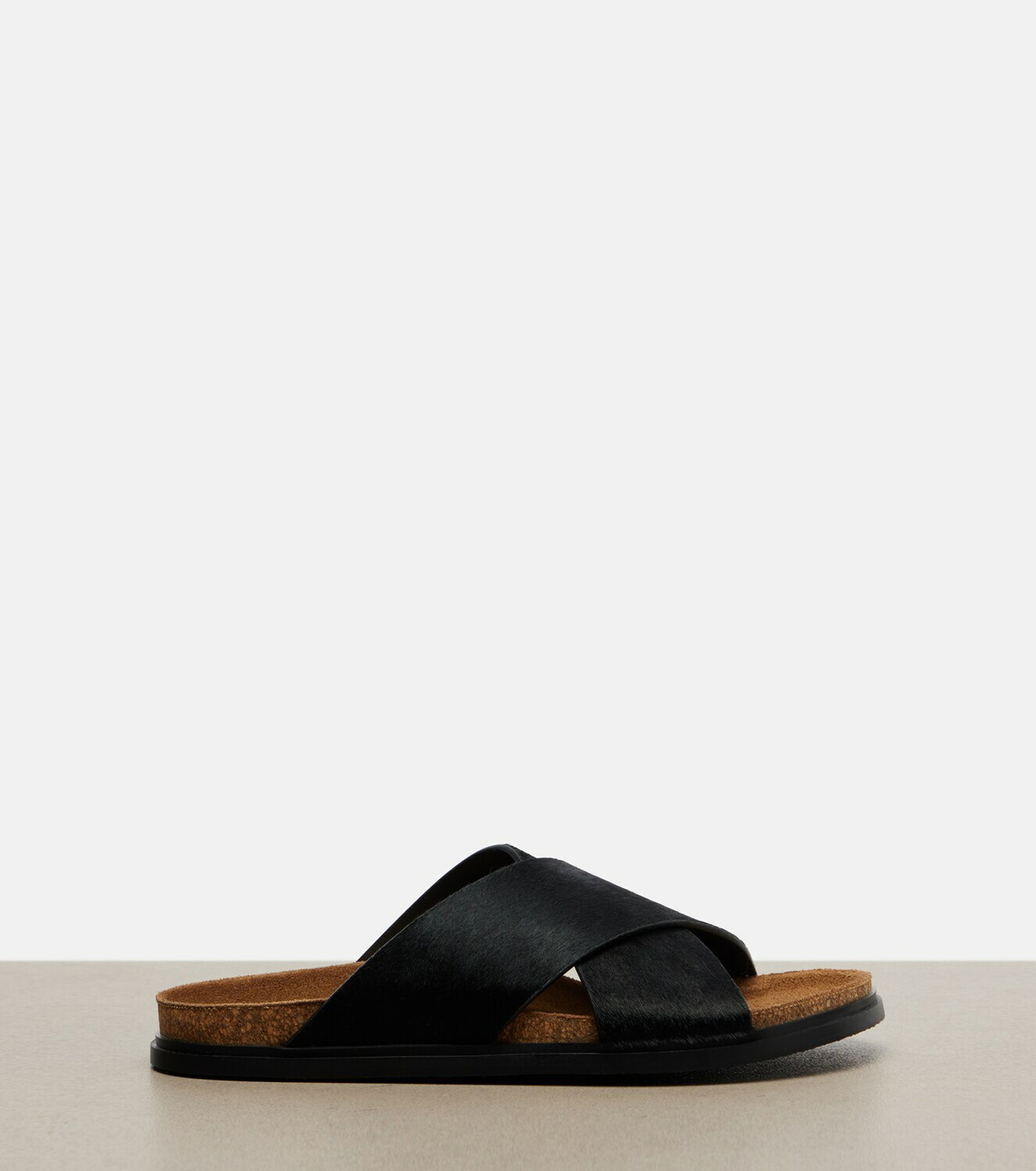 The Row Cross calf hair sandals