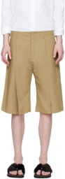 T/SEHNE Beige Tailored Shorts