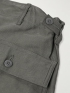 Kaptain Sunshine - Baker Straight-Leg Cotton Trousers - Gray
