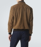 Kiton Suede bomber jacket