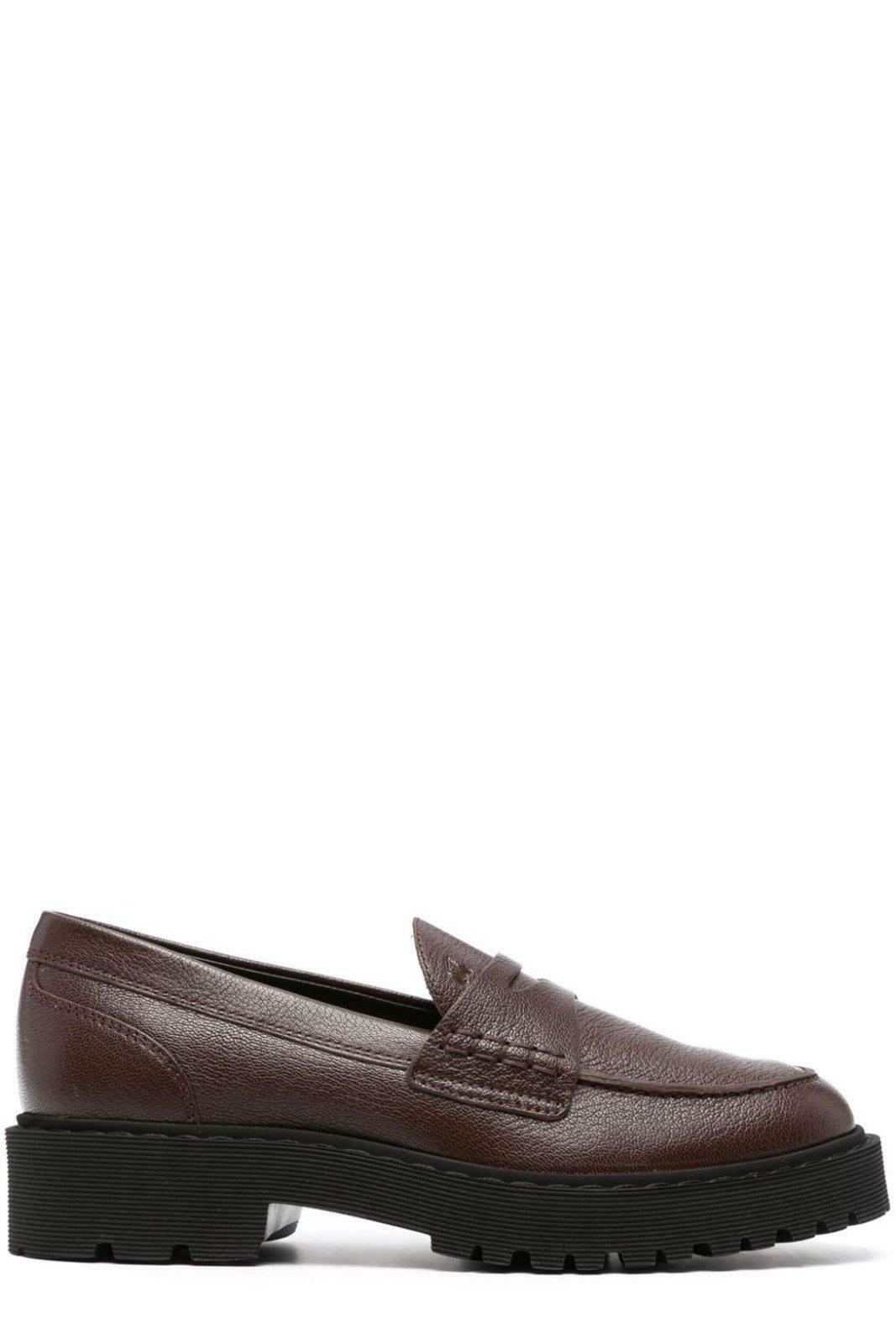 【Hogan】 H681スエードプラットフォーム boatシューズ Hogan H681 suede platform boat shoes Hogan