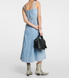 7 For All Mankind Sally denim midi dress