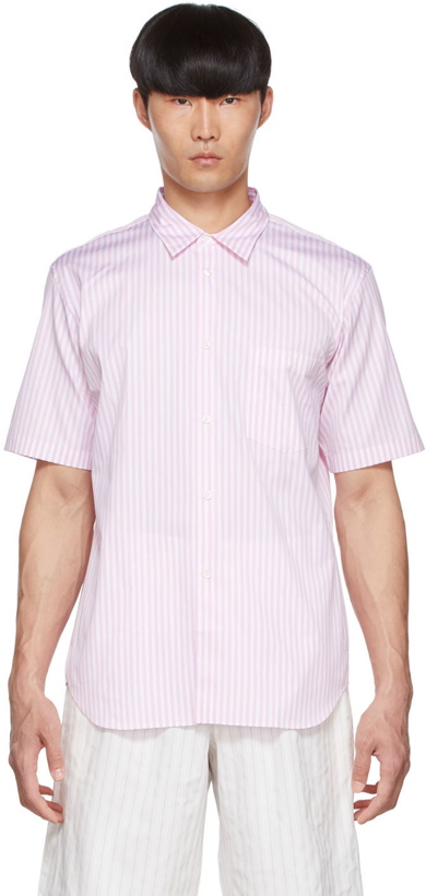 Photo: Comme des Garçons Homme Deux Pink Cotton Shirt