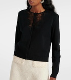 Giambattista Valli Lace-trimmed cardigan