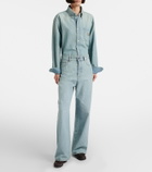 Miu Miu Chambray wide-leg jeans