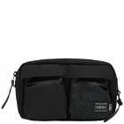 Porter-Yoshida & Co. END. x Porter-Yoshida & Co Waist Bag in Black 