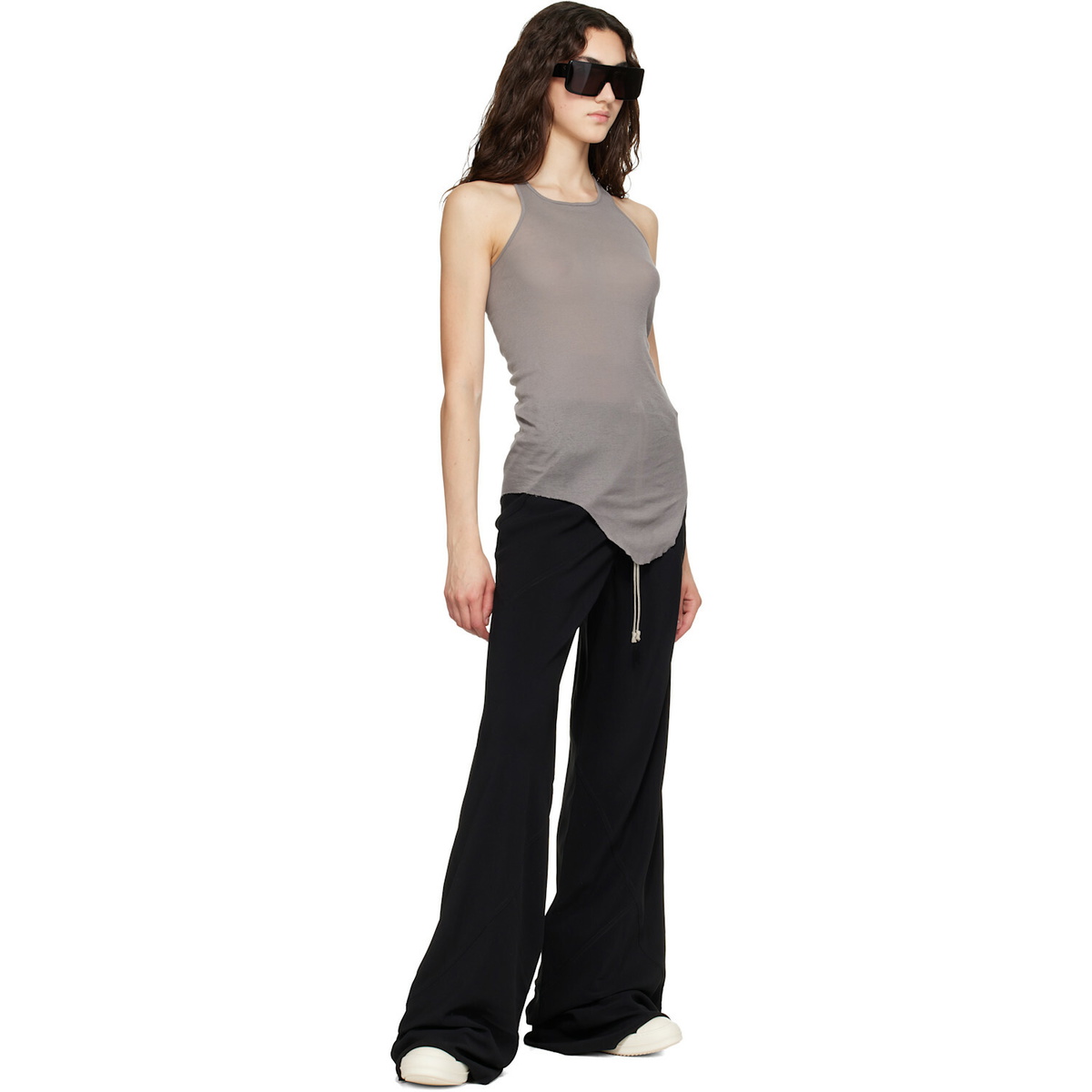 Rick Owens Black Tower Jumbolace Sneaks Sneakers