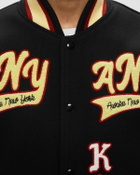 Awake Corazon Varsity Jacket Black Bomber Jackets|College Jackets