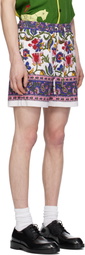 HARAGO Multicolor Printed Floral Shorts