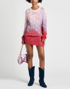 Laneus Womens Sweater in Pink