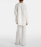 Asceno Oversized linen top