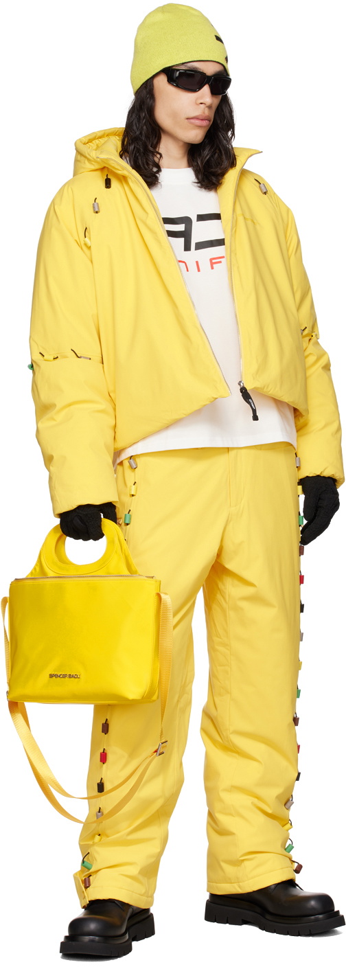 SPENCER BADU Yellow Medium 2-in-1 Messenger Bag