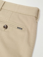 TOM FORD - Tapered Cotton-Blend Twill Chinos - Brown