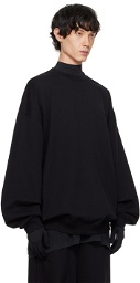 VETEMENTS Black Embroidered Sweatshirt