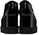 Stella McCartney Black Limited Edition Elyse Monochrome Platform Derbys