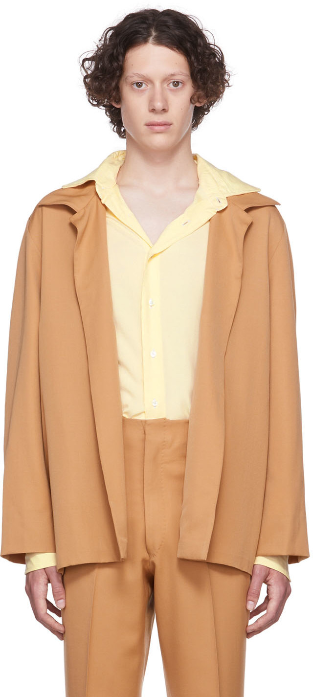 Factor's Tan Gabardine Blouson