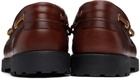 Ernest W. Baker Brown Leather Boat Shoes