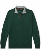 Peter Millar - Cashmere-Blend Half-Zip Sweater - Green