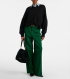 Stouls Mytheo suede wide-leg pants