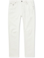 Brunello Cucinelli - Leisure Fit 5 Straight-Leg Jeans - White
