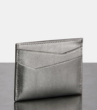 Loewe Puzzle metallic leather card holder