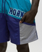 Mitchell & Ness Nba Nylon Utility Short Charlotte Hornets Green/Purple - Mens - Sport & Team Shorts