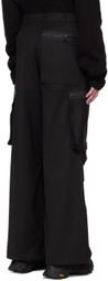 BRYAN JIMENÈZ SSENSE Exclusive Black Uniform Cargo Pants