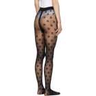 Burberry Black Monogram Tights