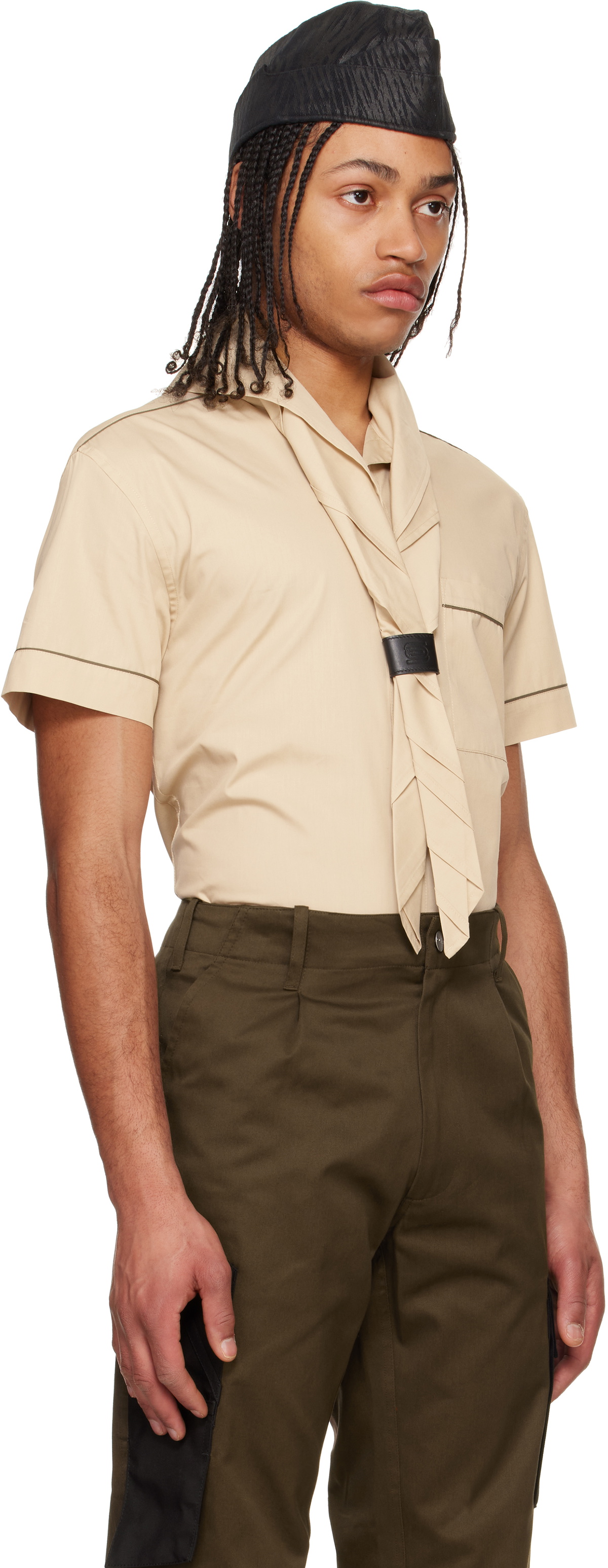 Olly Shinder Beige Ceremony Shirt