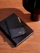 Smythson - Cross-Grain Leather Notebook - Blue
