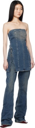 Ksubi Blue Avenue Dress Sandstorm Minidress