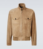 Dolce&Gabbana Suede bomber jacket