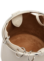 Alaïa Ring Medium Leather Bucket bag - Ivory - One Size