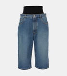 Alaïa Cropped barrel-leg jeans