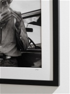 Sonic Editions - Framed 1955 James Dean Smoking on Set Print, 16&quot; x 20&quot;