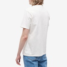 Maison Kitsuné Men's Contour Fox Patch Relaxed T-Shirt in Off-White