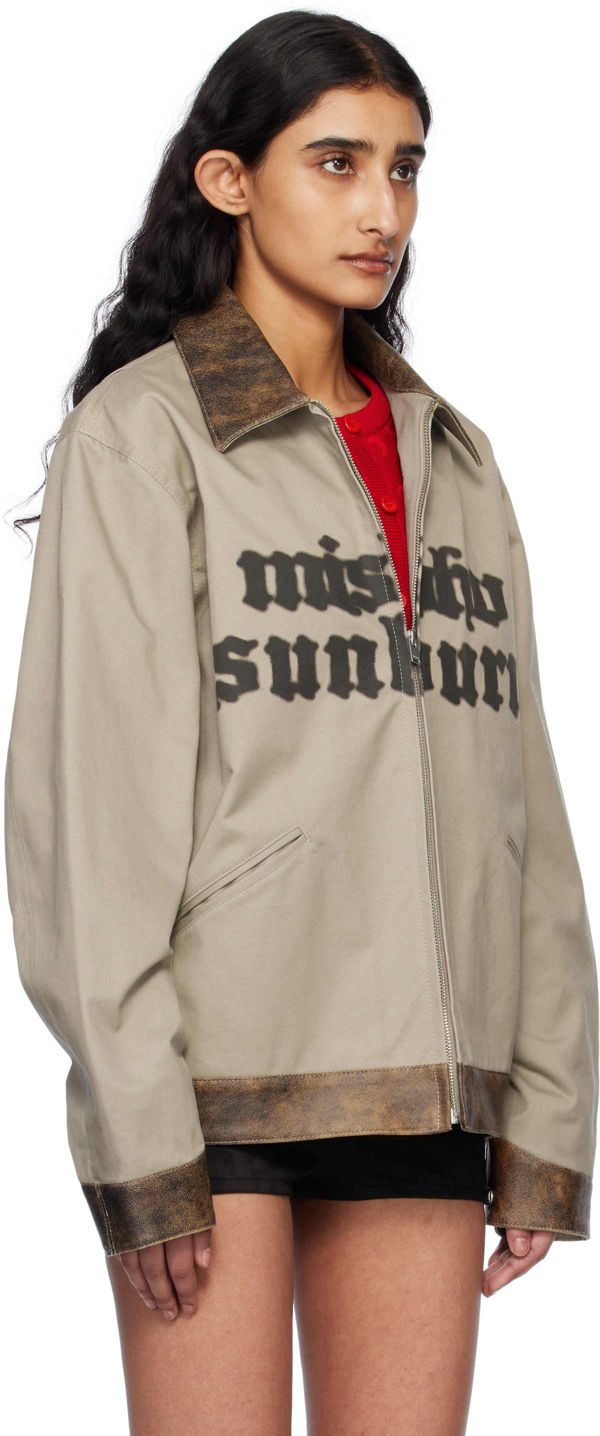 MISBHV Beige Sunburn Work Jacket