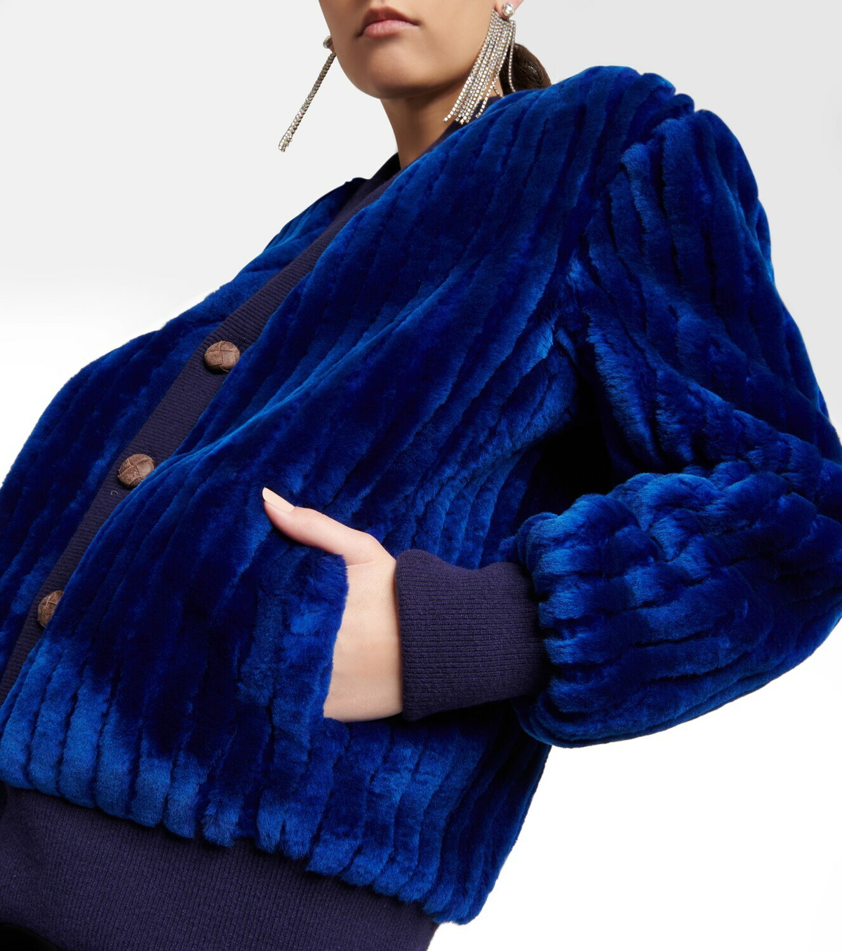 Golden Goose - Shearling cardigan